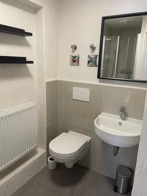 Ein Badezimmer in der Unterkunft Freigeist Apartments