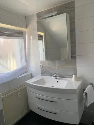 Ein Badezimmer in der Unterkunft 2 Zimmer Ferienwohnung