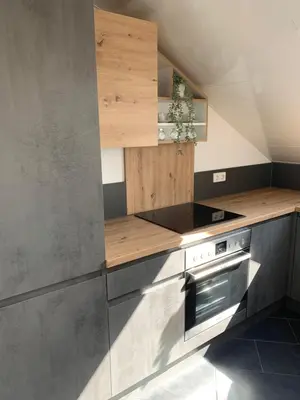 Küche/Küchenzeile in der Unterkunft 2 Zimmer Ferienwohnung