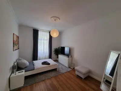Ein Bett oder Betten in einem Zimmer der Unterkunft Süße Marie 1