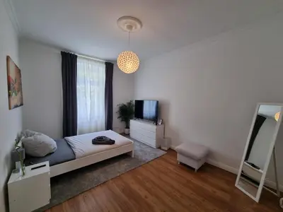 Ein Bett oder Betten in einem Zimmer der Unterkunft Süße Marie 1