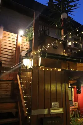Das Gebäude in dem sich die Ferienwohnung befindet