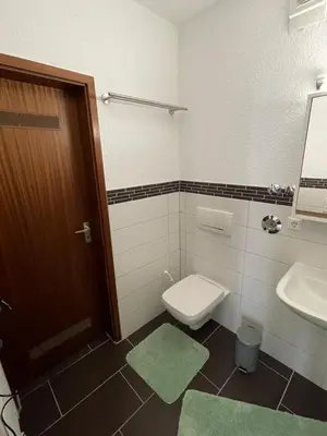 Ein Badezimmer in der Unterkunft Hemmingen BaWü, attraktive 2-Zimmer-Whg