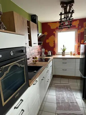 Küche/Küchenzeile in der Unterkunft Wohnung Emilia