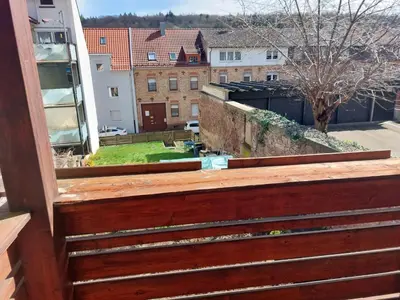 Das Gebäude in dem sich die Ferienwohnung befindet