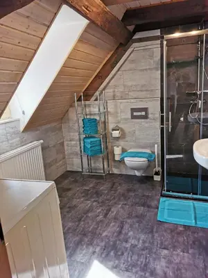 Ein Badezimmer in der Unterkunft Apartment am Zolltor