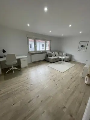 Ein Sitzbereich in der Unterkunft Casa Bergstraße 2