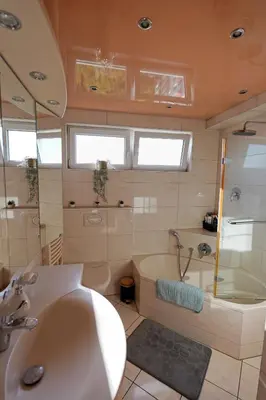 Ein Badezimmer in der Unterkunft Tolle Wohnung mit Panoramablick
