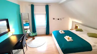 Ein Bett oder Betten in einem Zimmer der Unterkunft Im Herzen der Altstadt