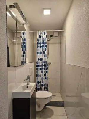 Ein Badezimmer in der Unterkunft Gemütliche Wohnung in Happenbach