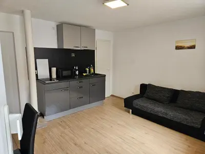 Küche/Küchenzeile in der Unterkunft Gemütliche Wohnung in Happenbach