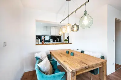 Küche/Küchenzeile in der Unterkunft Casa Tortuga - Ruhige 3 Zimmer Wohnung in Hüttenfeld