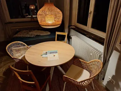 Ein Sitzbereich in der Unterkunft Ausblick Maisenbach