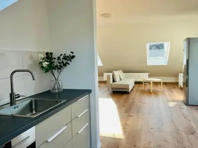 Küche/Küchenzeile in der Unterkunft Ruheoase - Premium Suite