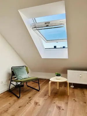 Ein Sitzbereich in der Unterkunft Ruheoase - Premium Suite