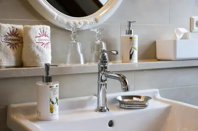 Ein Badezimmer in der Unterkunft Boutique-Hotel im Sternenhof