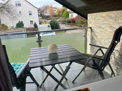 Der Swimmingpool an oder in der Nähe von Ferienwohnung Kirschenlohr