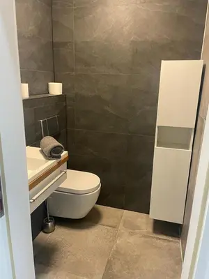 Ein Badezimmer in der Unterkunft Luxuriöse Wohnung im Herzen von RLP