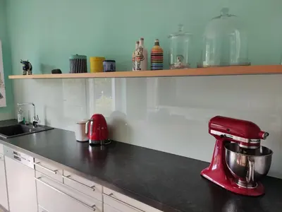 Küche/Küchenzeile in der Unterkunft Zen Apartment - spacious - garden - kitchen